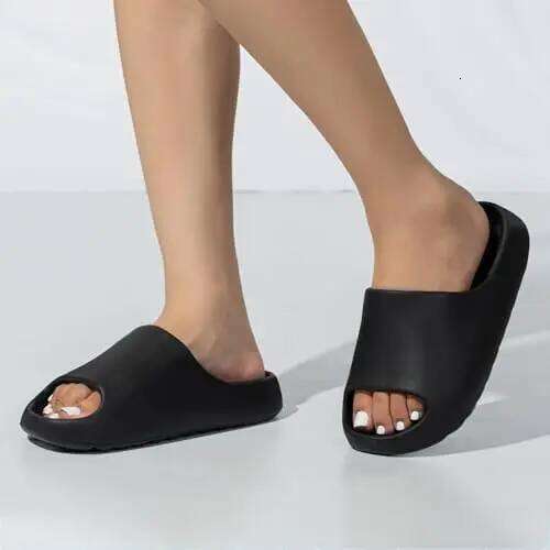 Kidmi Fashion Brand Men Shoes Summer EVA Flat Sandals Outdoor Nonslip Beach Casual Light Cloud Slippers