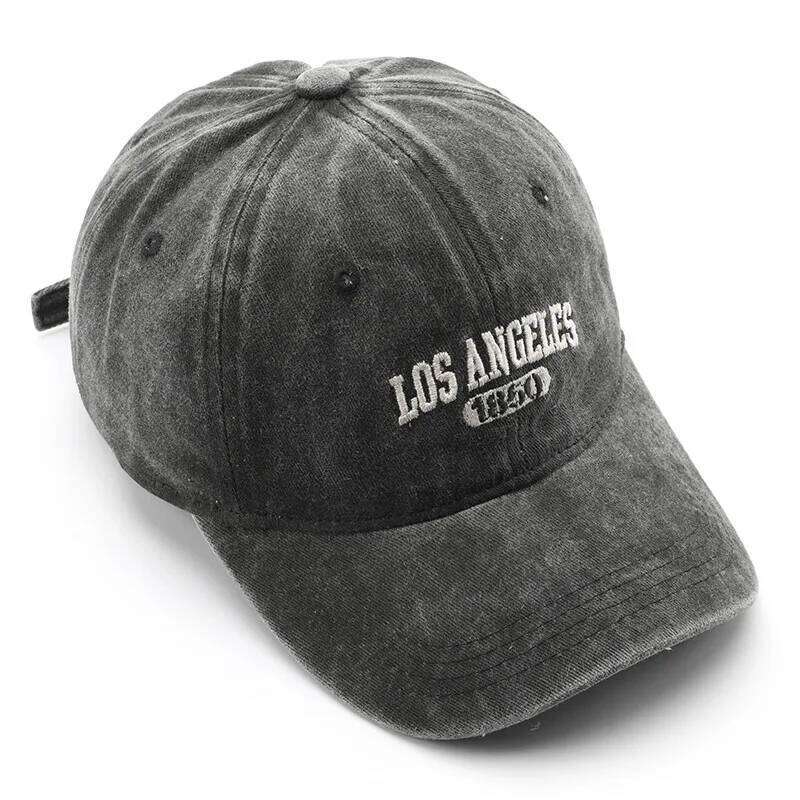 Fashion Casual Baseball Cap for Women Men Cotton Soft Top Hats Unisex Los Angeles Embroidery Snapback Hat Hiking Sunscreen Caps Y260304
