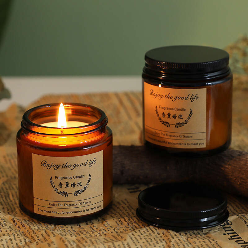 New DIY Handmade Soy Scented Smokeless Romantic Fragrance Candle Gift Cup Wax Manufacturer Wholesale W260305