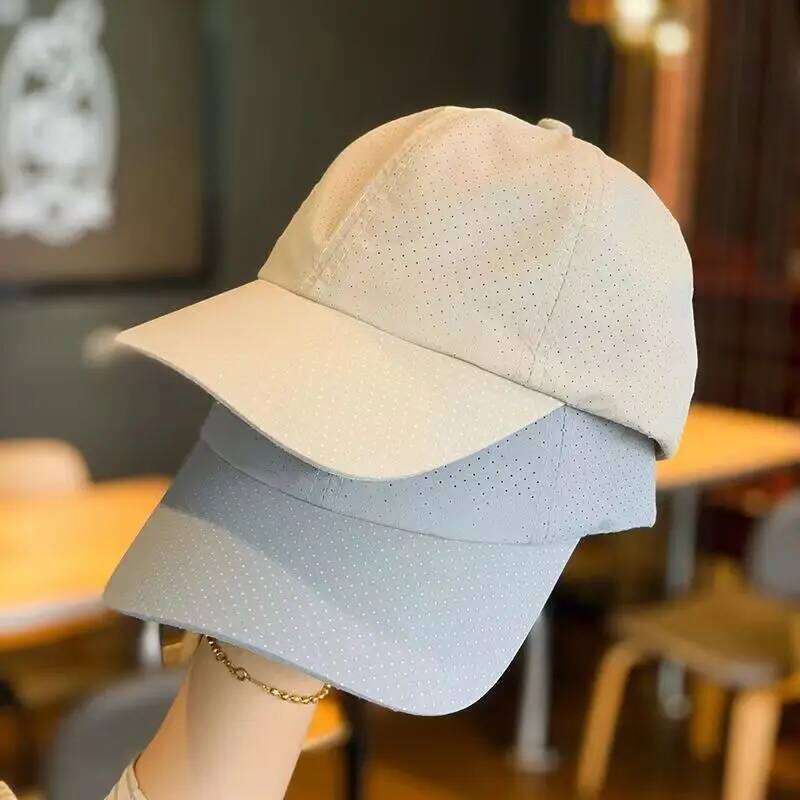 Quick Drying Baseball Custom Logo Outdoor Summer Sun Hats Mesh Breathable Fitted Sports Golf Cap Tennis Hat Y260304