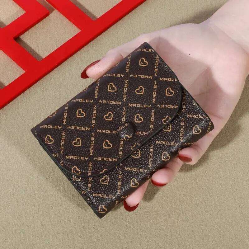 Women's Fashion Short Zero Large Capacity Bag Multi Card Pocket Wallet C260304