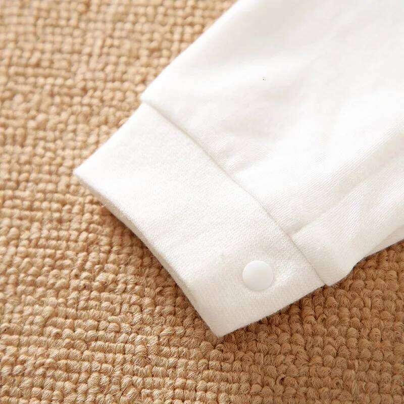 Spring Autumn Boys And Girls Gentleman Style Handsome Cotton Comfortable Long Sleeve Baby Bodysuit Z260304