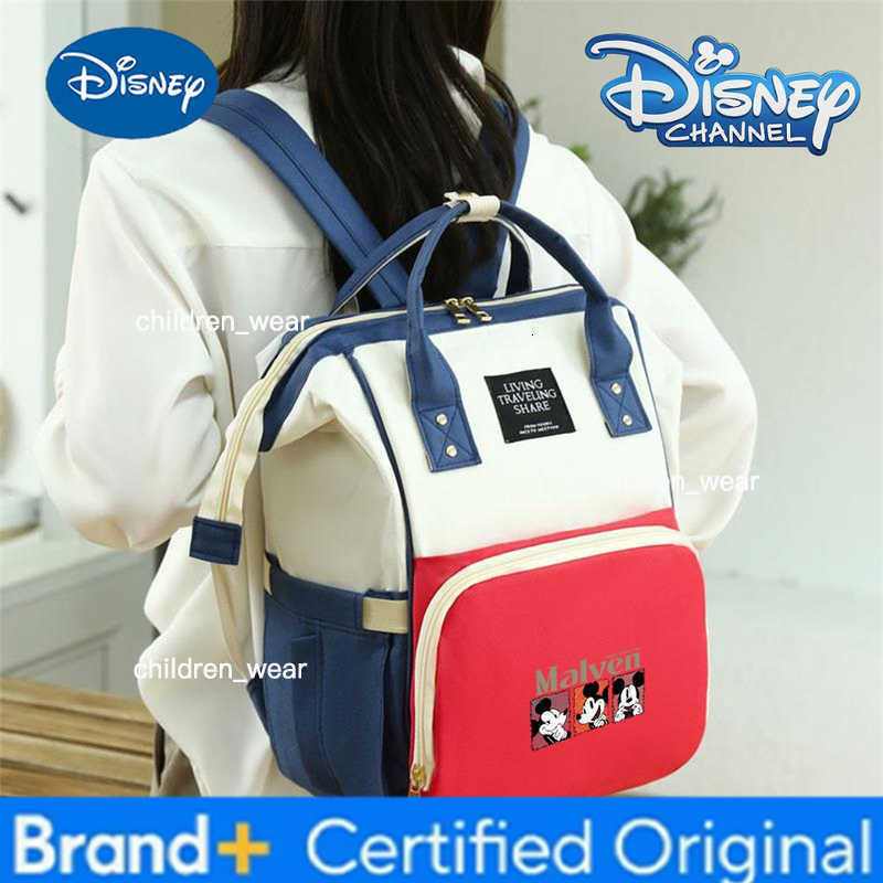 Disney Mickey Mouse Style Mommy Bag Merch Waterproof Diaper Backpack Fashion Large Capacity Maternity Baby Care Travel Nursing H260305