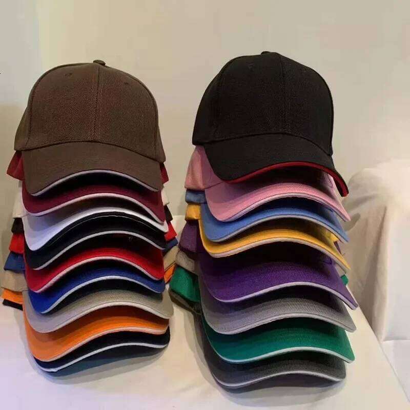 Unisex Casual Acrylic Plain Baseball Adjustable Hats For Women Men Hip Hop Cap Streetwear Dad Hat Wholesale Y260304