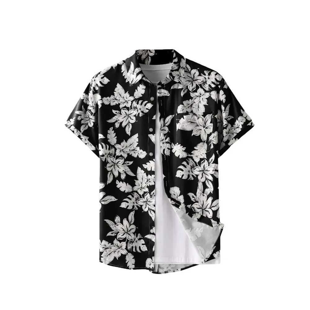 Fashion 3d Printed Summer Hawaiian Shirt Men Women CloTHing Loose Beach Short Sleeve Blouse Mens Vocation Lapel Camisa M260305