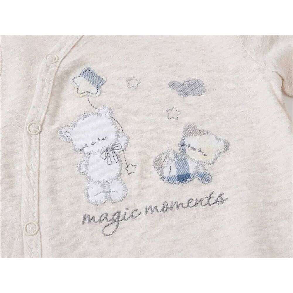 Newborn Baby Boys Romper 100% Cotton Long Sleeve Overalls 0-12 Months Cartoon Design Child Costume Z260304