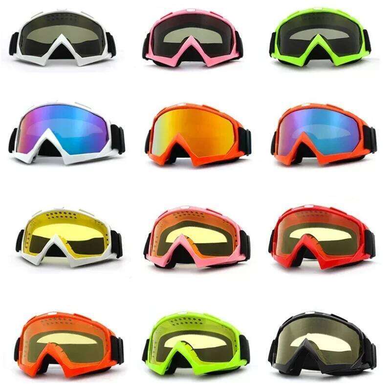 Protective Motorcycle Helmet Outdoor Sports Windproof Dustproof Eye Glasses Ski Snowboard Goggles Motocross Riot Control S260304