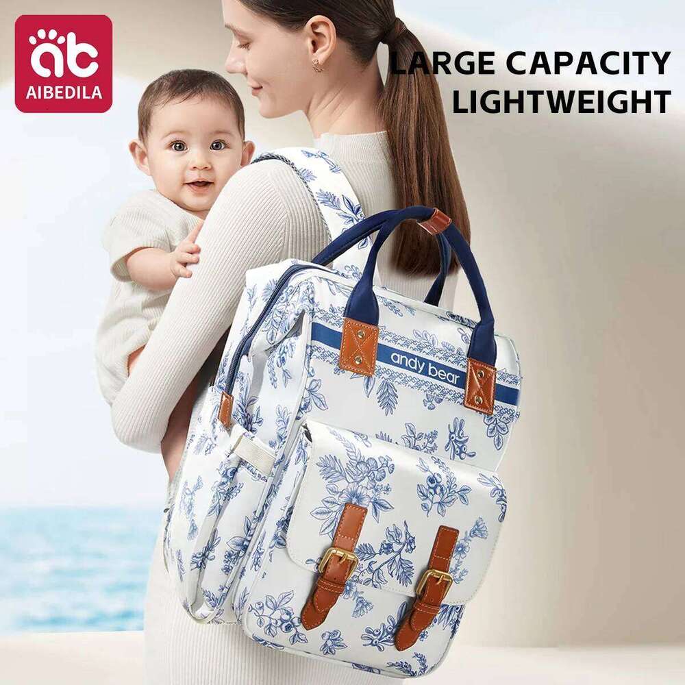 AIBEDILA Backpack-Multifunction Large Lightweight Travel Baby Diaper Bag Insulated Capacity Waterproof Z260304