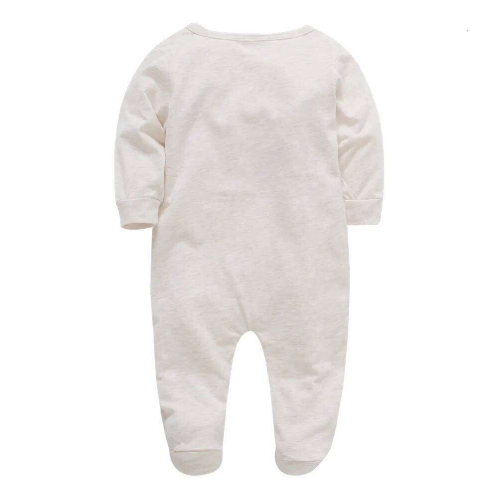 Newborn Baby Boys Romper 100% Cotton Long Sleeve Overalls 0-12 Months Cartoon Design Child Costume Z260304
