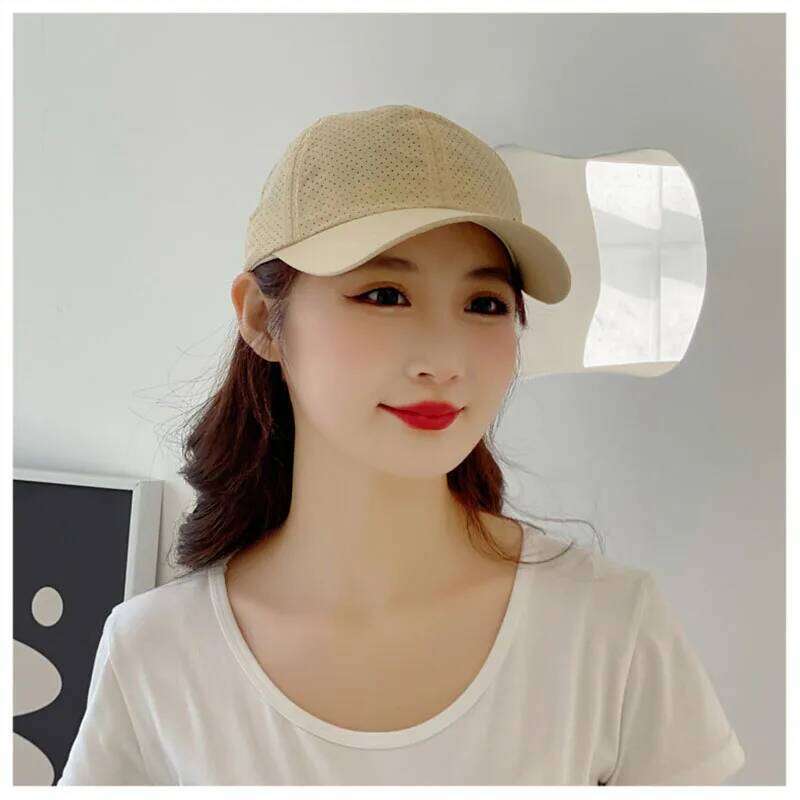 Men Women Mesh Moisture-Waging Quick Dry Baseball Cap Male Summer Female Originality Adjustable Breathable Sun Visor Fishing Hat Y260304