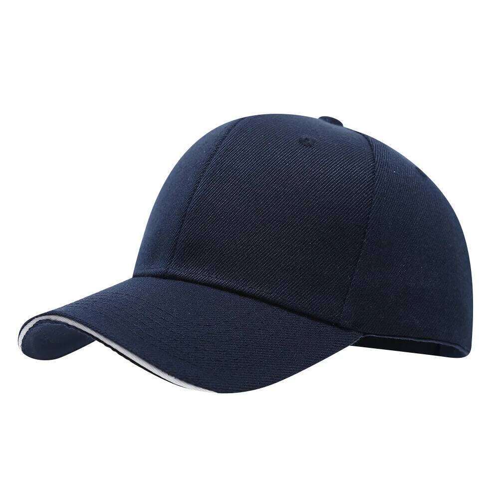 17 6 pieces of wool fine men and women casual solid color baseball outdoor travel fashion cap Y260304