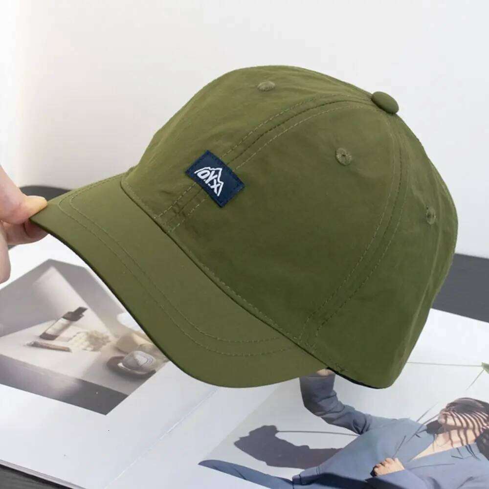 Autumn Korean Style Short Brim Baseball Casual Cotton Sunscreen Hat Soild Color Quick-dry Peaked Cap Streetwear Y260304