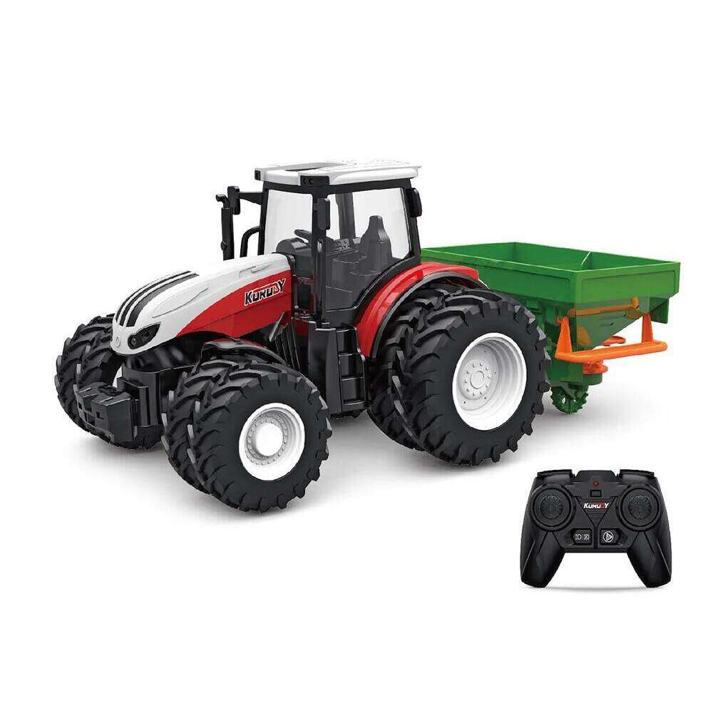 1/24 Remote Control Trailer 2.4G RC Tractor Simulated Engineering Construction Truck Model Toys Farming Machine Z260304