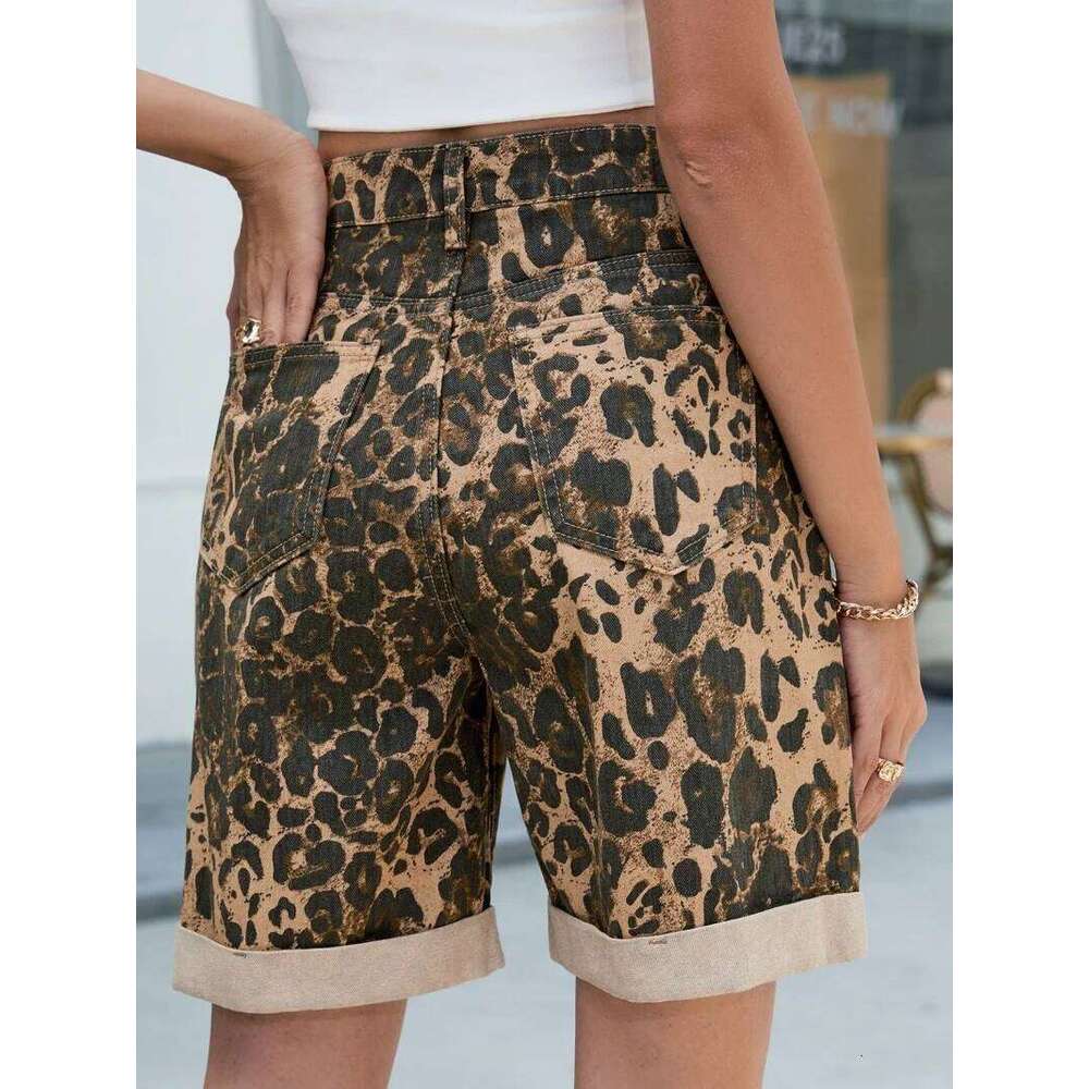 Streetwear Shorts Summer Clothes Women 2025 Knee Length Denim Straight Leg Trousers Female Casual Ripped Jeans Short Pants XJ260305