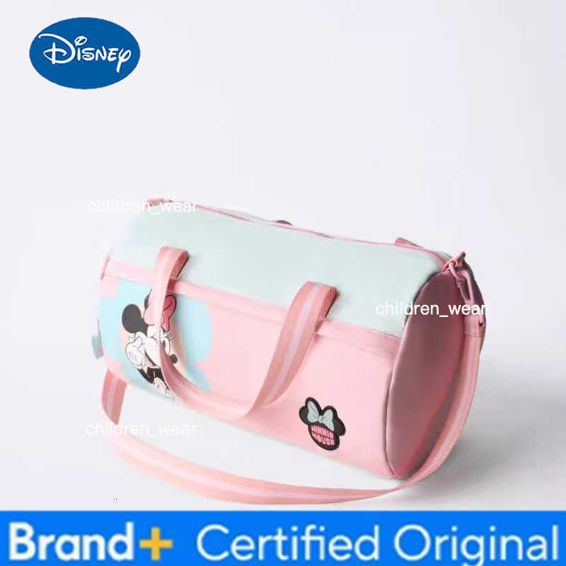 Disney New Cartoon Minnie Pattern Bowling Bag Fashionable and Versatile Daily Sports Crossbody Handbag H260305