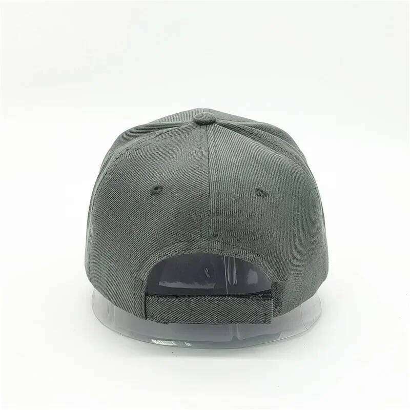 Adult solid acrylic baseball Curved visor Men women casual plain trucker cap Adjustable sun casquette Dad hats Y260304