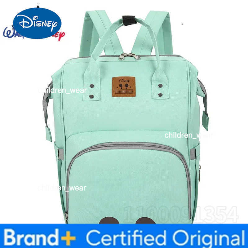 Disney Mickeys New Diaper Bag Backpack Cartoon Cute Baby Diaper Bag Large Capacity Baby Bag Multi Functional and Fashionable H260305