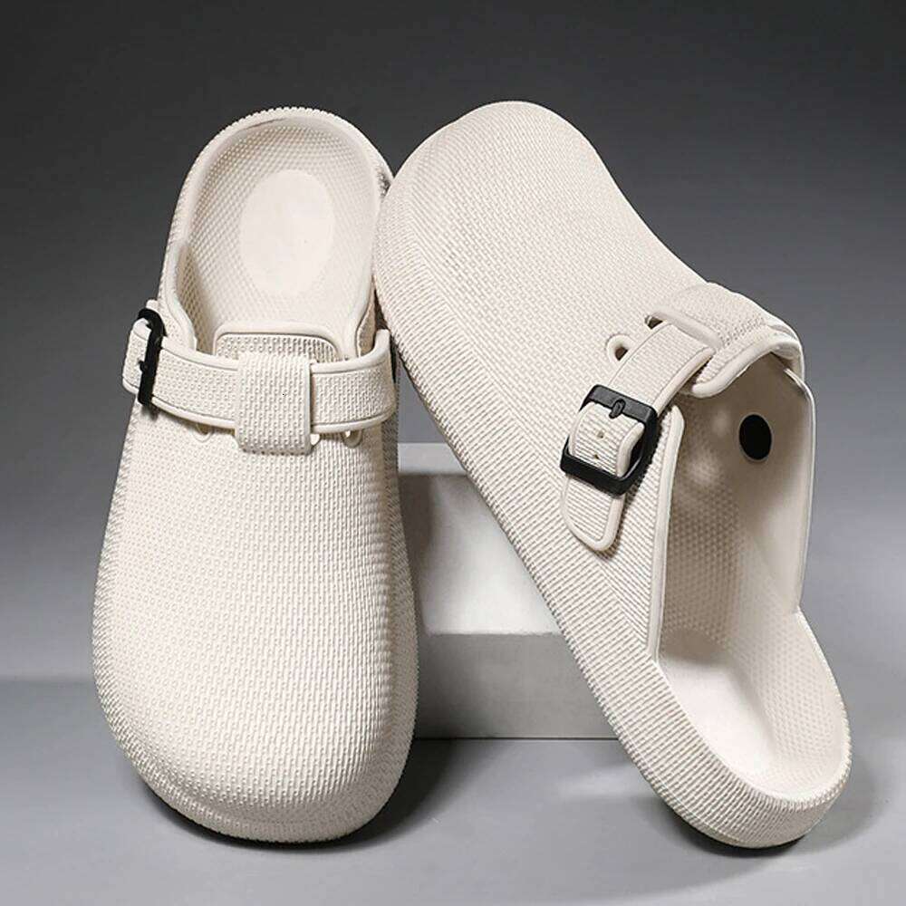 Kidmi Clogs Garden Shoes Summer Nonslip Beach Slippers Men EVA Flat Sandals Outdoor Fashion Mules House Slipper