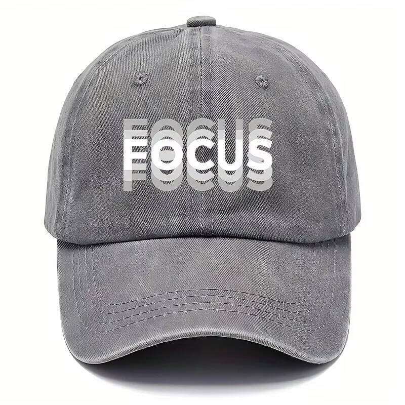 The FOCUS baseball cap breathablehand-washedsuitable for both men womenIt is breathable and adjustable Y260304