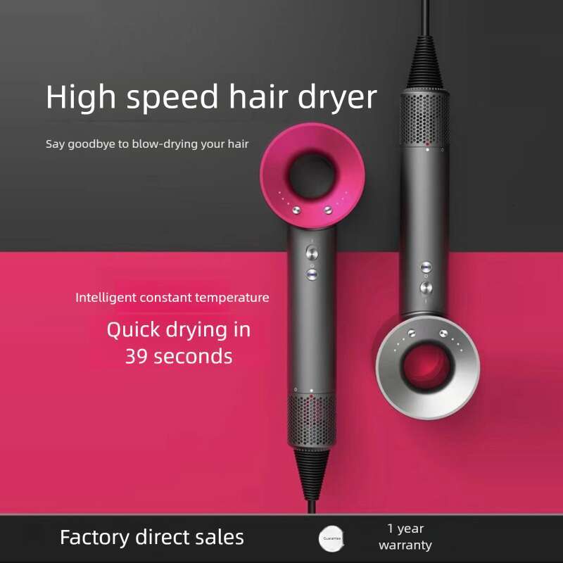 Famous Brand Leafless High Speed Huaqiangbei Negative Ion Care Strong Wind Dormitory Home Salon Cross Border Hair Dryer CKS