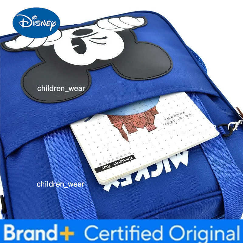 Disney New Large-capacity Tutoring Bag Tutoring Class Mickey Boys and Girls Primary School Bag Tutoring Three-use Backpack H260305
