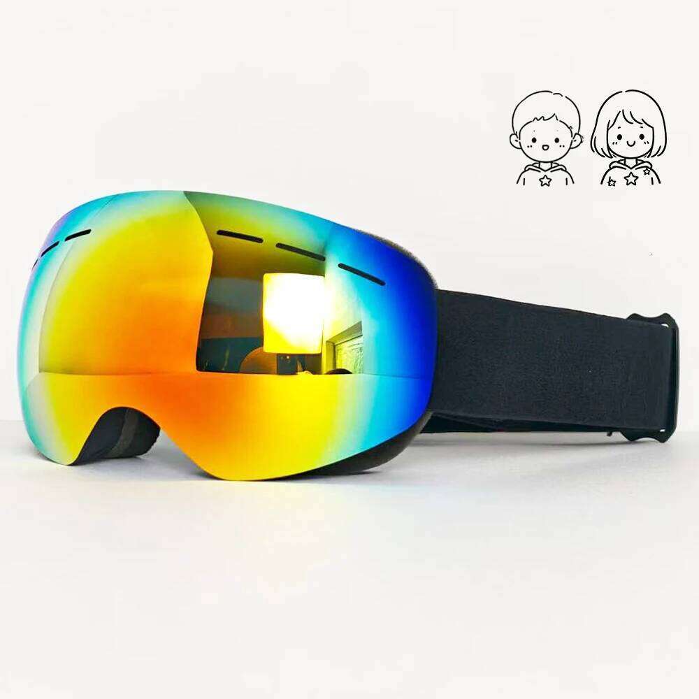 Children Winter Essential Ski Goggles Breathable Windproof High Definition Lens Snowmobile Outdoor Sports Skiing Glasses S260304