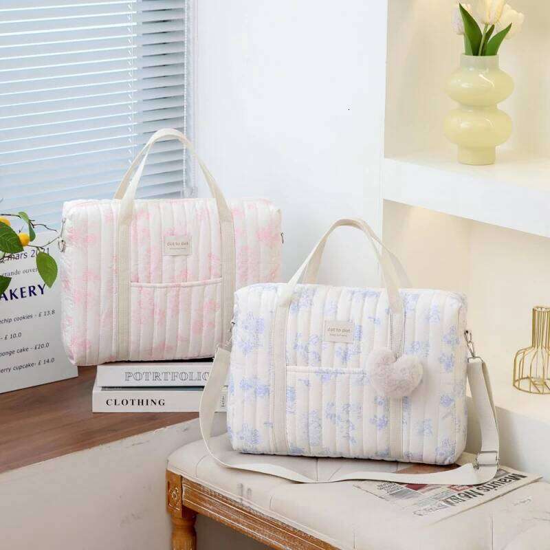 Multifunctional Large Capacity Mommy Women Travel Tote Baby Organizer Diaper Floral Print Shoulder Crossbody Bag Z260304