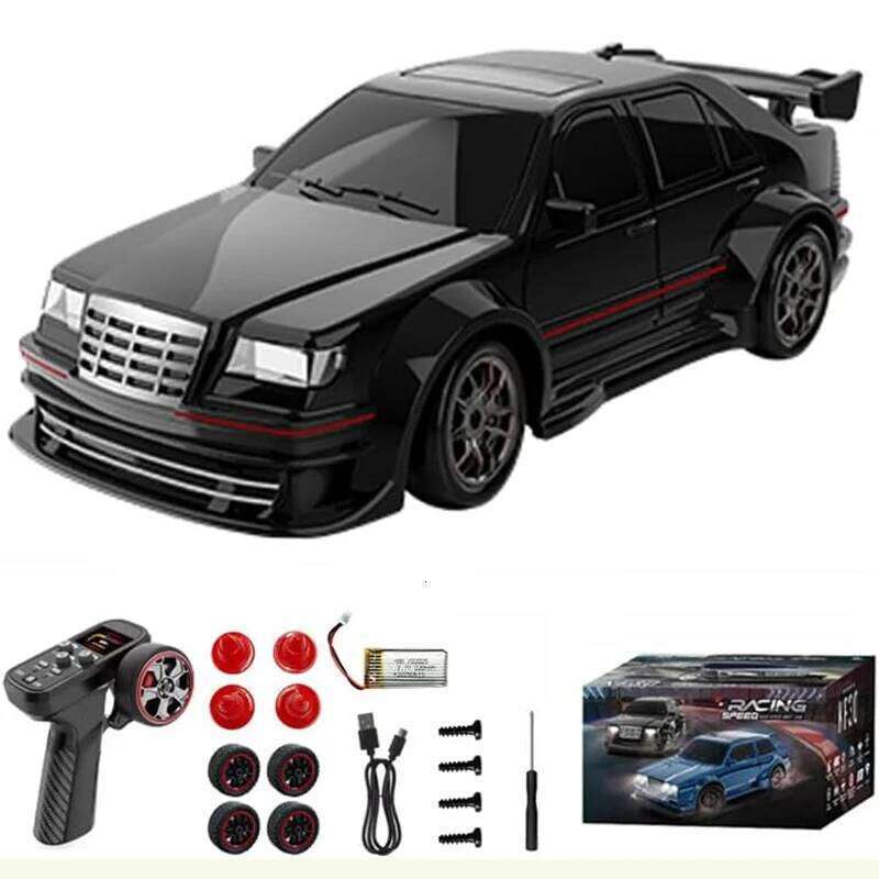 1:43 High Speed RC Drift 2.4G 4WD Remote Control Racing With Gyroscope & Lights Competition Race Car Boys Toy Z260304