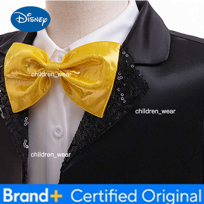 Disney Mickey Same Suit Boy Stage Performance Clothes Kids Panties Baby Short-sleeved Three-piece Set Christmas Costume Mickey Set H260305