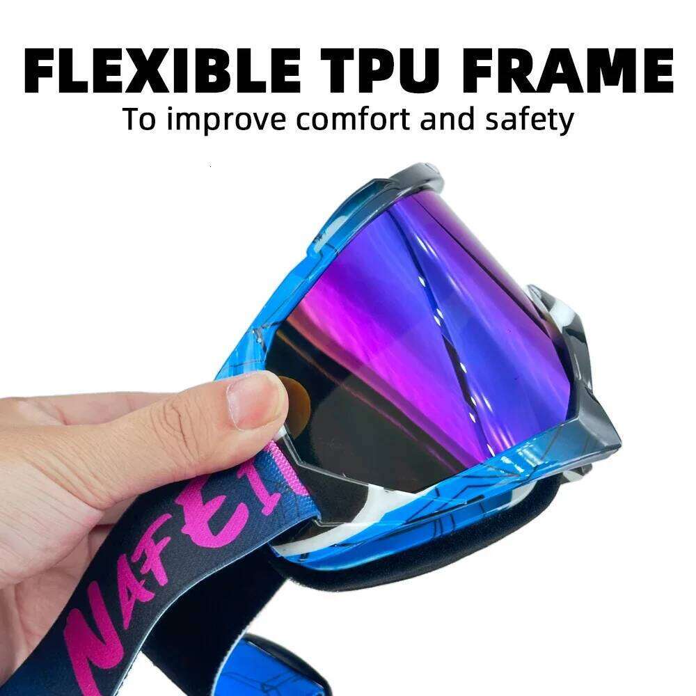 Newest Motorcycle Glasses Motocross Helmet MX Moto Dirt Bike ATV Ski Outdoor Sports Glass Scooter Goggles Mask Cycling S260304