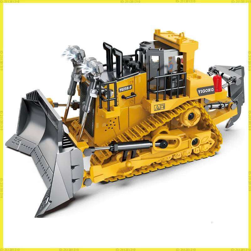 Remote Control Excavator Dump Truck 2.4G RC Model Car Toy Professional Alloy Plastic Simulation Construction Vehicle for Kids Z260304