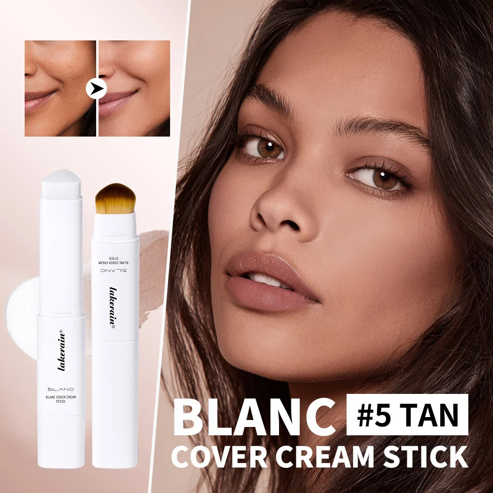 2-in-1 Color-Changing Foundation Stick Liquid Lightweight Moisturizing Brightening Foundation Color Changing For All Skin Types 260305