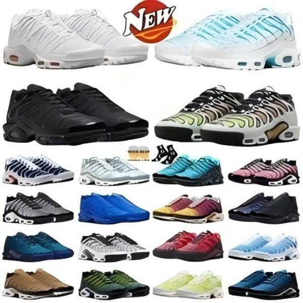 Designer Sport Outdoor Tn Plus Size Us 12 Running Outdoor Shoes Men Women Tns Utility Berlin Terrascape Triple Black All sneaker White Tn. Rose Pink B
