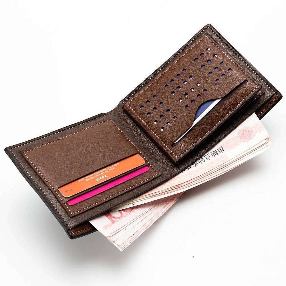 Baellerry Professional Slim Wallet Quick ID Window Zipper Closure Premium PU Leather Executive Gift Set C260304