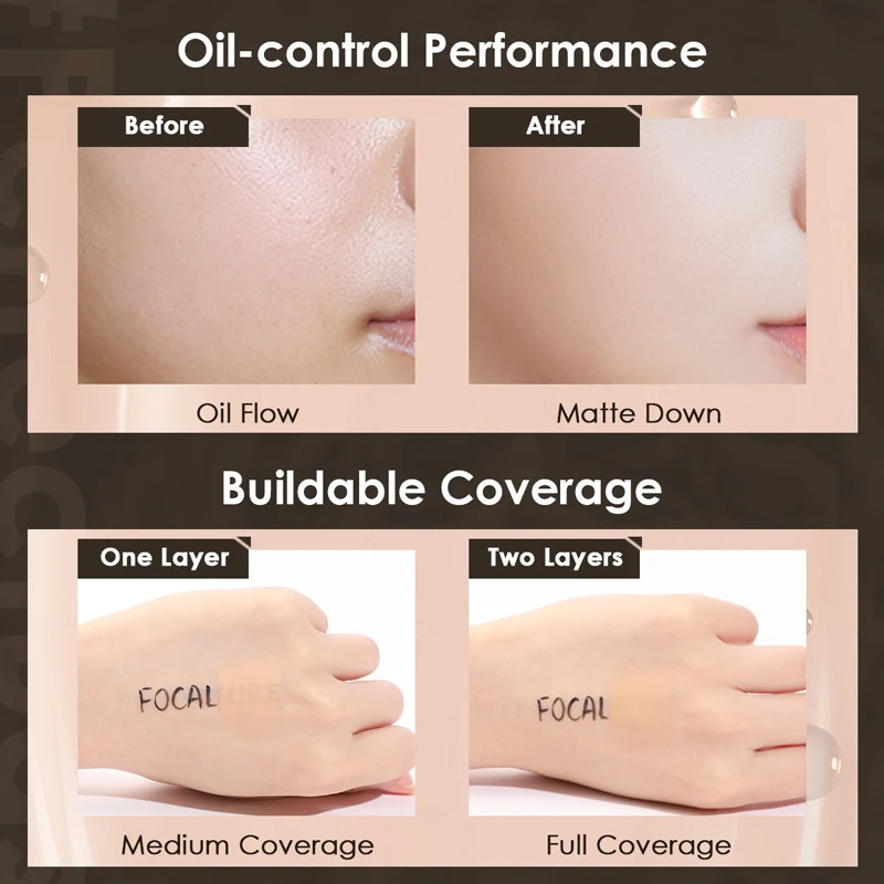 Color Changing Liquid Foundation Moisturizing Female Makeup Products Waterproof No Creasing No Separation Lightweight Concealer 260305