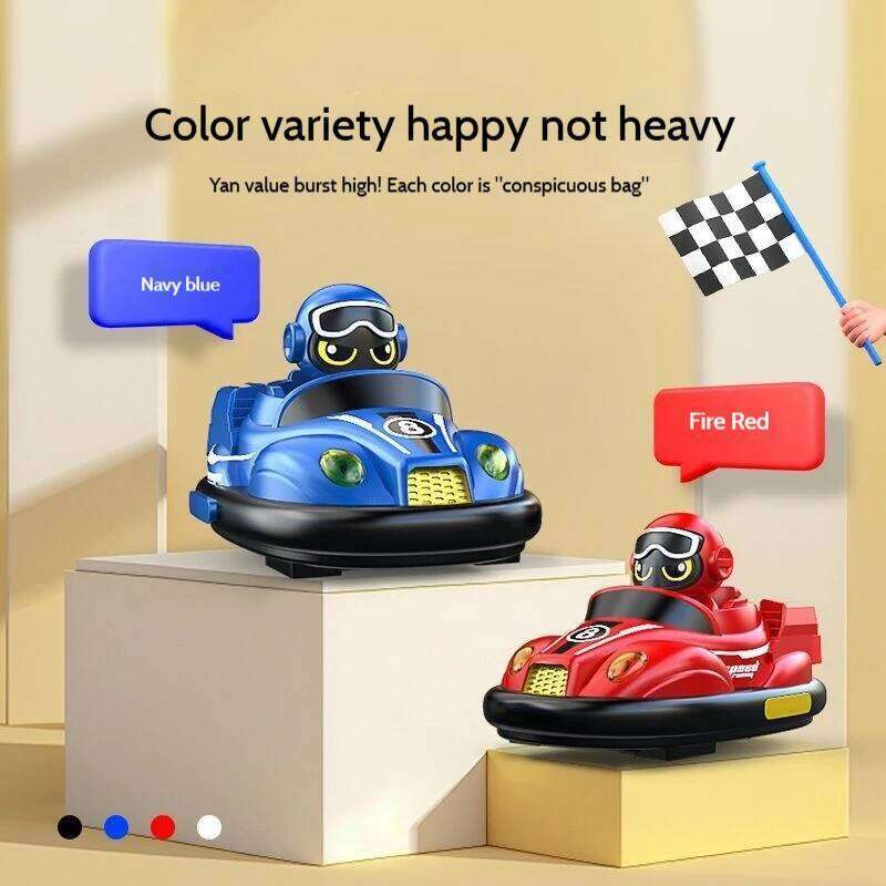 Remote Control Battle Bumper Car Collision Ejection Kart With Music Light Parent-Child Interaction Toy Boy Gift Z260304