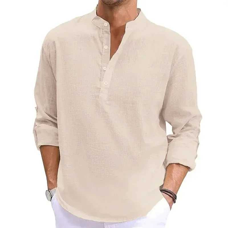 Animal Game Cotton Shirts for Men Casual Shirts Lightweight Long Henley Shirts Hawaiian Southern T Shirts for Mans Shirt M260305