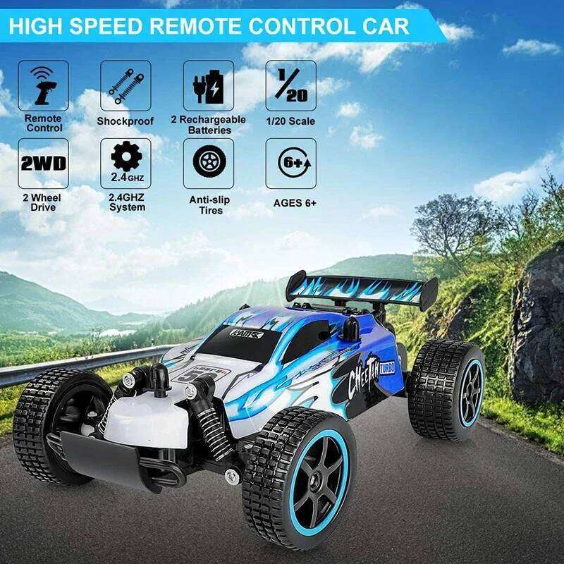1:20 20km/h High Speed Radio Controled Machine Remote Control Car Toys For Children Kids XMAS Gifts RC Drift Z260304