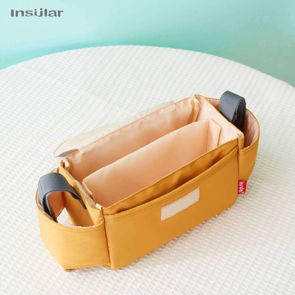 Mini Stroller Hanging Bags Nylon Cloth Bottle Cup Storage Pack Waterproof Infant Diaper Nappy Package Multi-functional Z260304