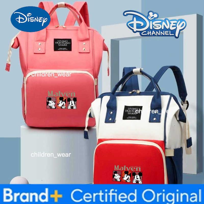 Disney Mickey Mouse Style Mommy Bag Merch Waterproof Diaper Backpack Fashion Large Capacity Maternity Baby Care Travel Nursing H260305
