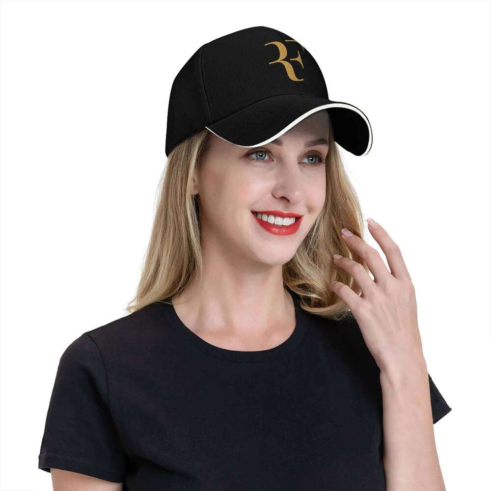 RF Roger Federer Trucker Hat Spring Golf Unisex 2024 Baseball Cap Casual Outdoor Sunshade Y260304