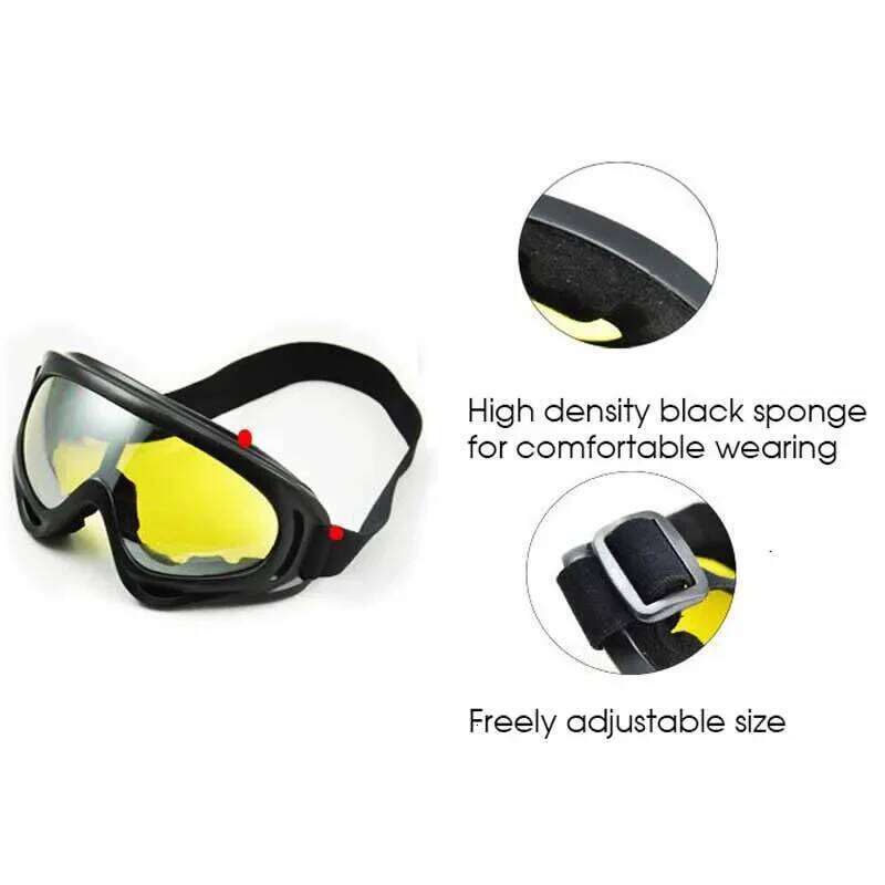 Portable Outdoor Ski Motorcycle Cross-country Sports Wind And Dust Riding Glasses Durable Sunglasses Skiing Goggles S260304