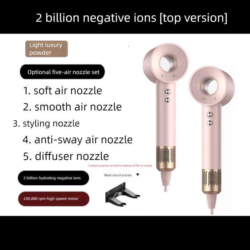 Brand Huaqiangbei Mousen Top High Speed Salon Home Use Power Negative Ion Leafless Hollow Hair Dryer CKS