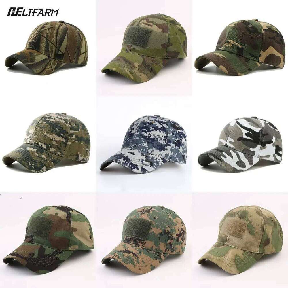 Adjustable Baseball Cap Summer Sunscreen Hat Camouflage Camo Camping Hiking Fishing Caps Y260304