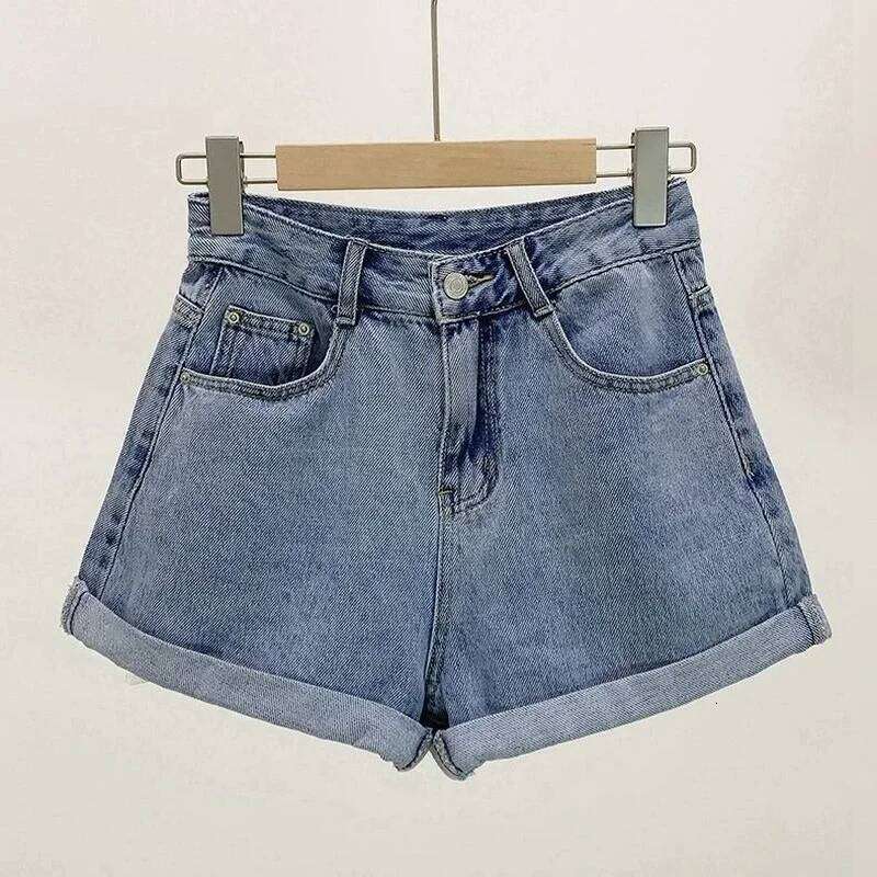 Ins Shorts Women Denim Vintage Summer Basic Simple All-match Hot Sale High Waist Leisure Ulzzang Ladies Streetwear Chic Classic XJ260305
