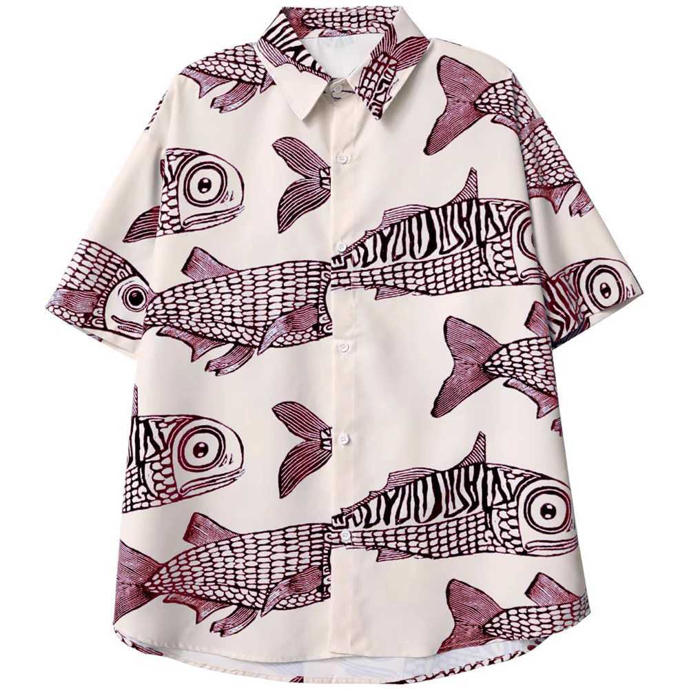 Mens Short Sleeve Shirt Hawaiian Shirt Mens Casual Travel Fashion Comfort Mens 2025 New Top M260305