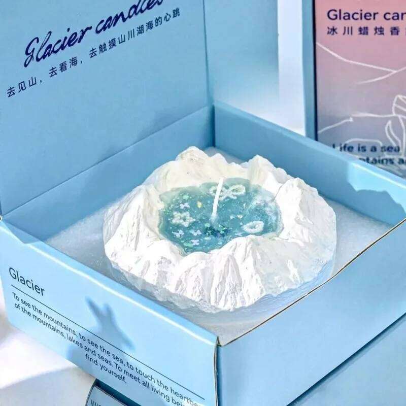 Glacier Aromatherapy Candles Home Decoration Wedding Birthday Gift for Girlfriend and Best Friends W260304 W260305