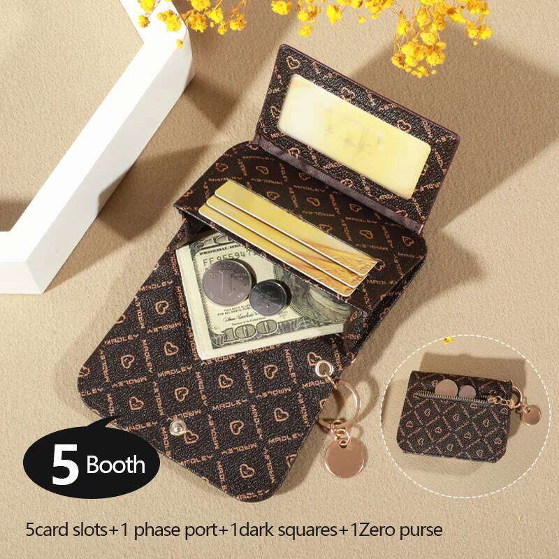 New wallet ultra-thin large capacity slot, bag, multiple card slots, women's small and exquisi C260304