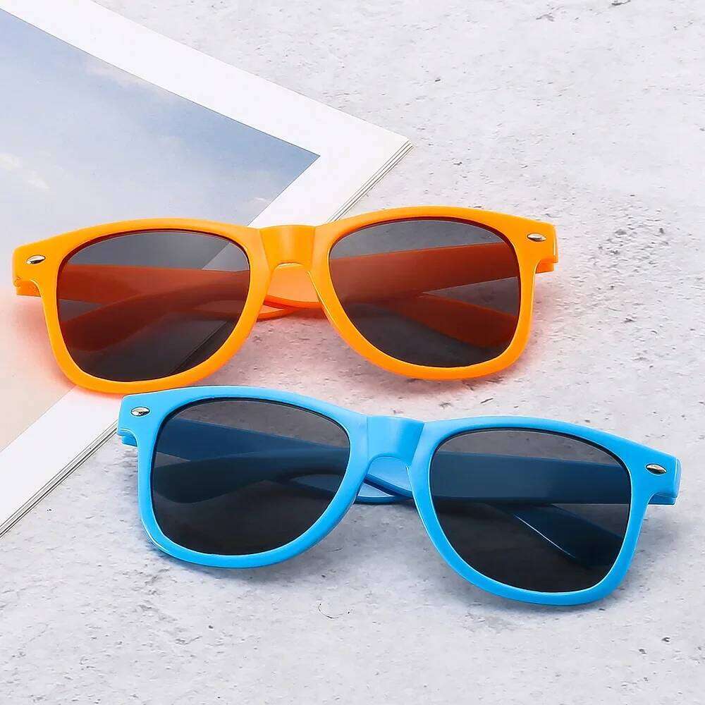 2024 New Fashion Brand Kids Child Black Sun Glasses Anti-uv Baby Sun-shading Eyeglasses Girl Boy Sunglasses Z260305