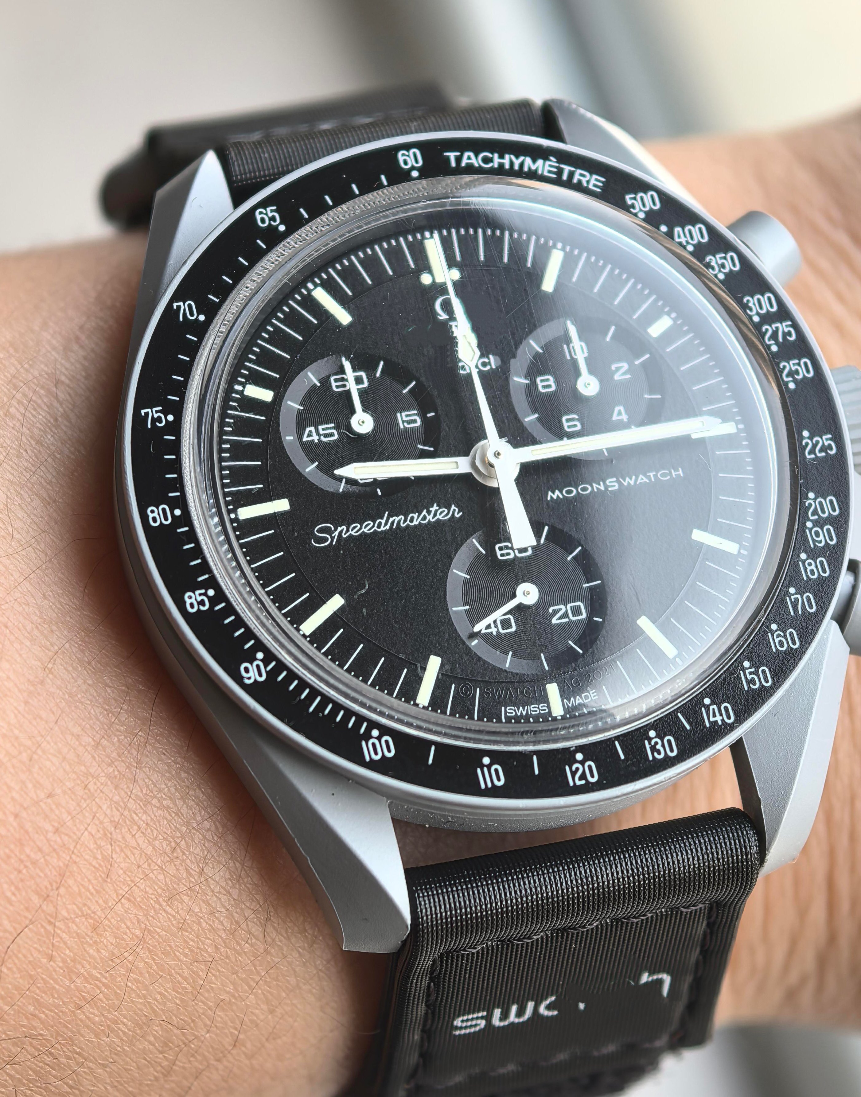 2026 NEW Bioceramic Planet Moon Quarz Watch Mission to Moonshine Gold Mercury 42mm Full Function Chronograph Mens Couple Joint Name Wristwatches 1965